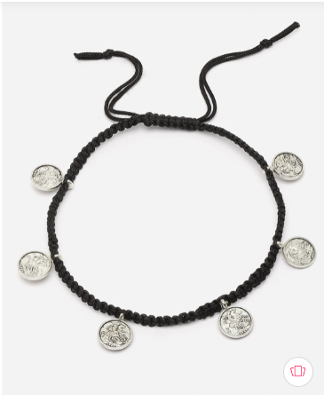Silver Plated German Silver Oxidised Anklet For Women