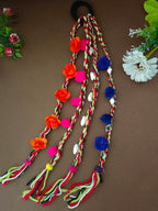 Women Crochet Rajasthani Choti Paranda Ponytail Braid Holders Hair Acessories