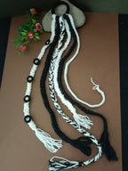 Women Crochet Rajasthani Choti Paranda Ponytail Braid Holders Hair Acessories