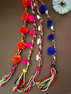 Women Crochet Rajasthani Choti Paranda Ponytail Braid Holders Hair Acessories