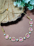 Gold-Plated Kundan Studded Statement Choker Necklace