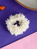 Women Floral Shaped Scrunchie Gajra Hair Accessories