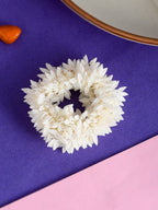 Women Floral Shaped Scrunchie Gajra Hair Accessories