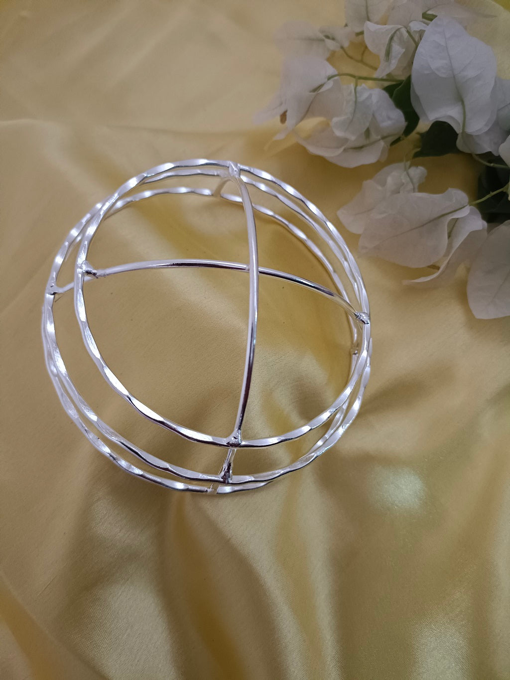Sanjog Metal Hair Barrette With Tulip Stick Bun Holder Hair Slide Clip Hair Bun Cage