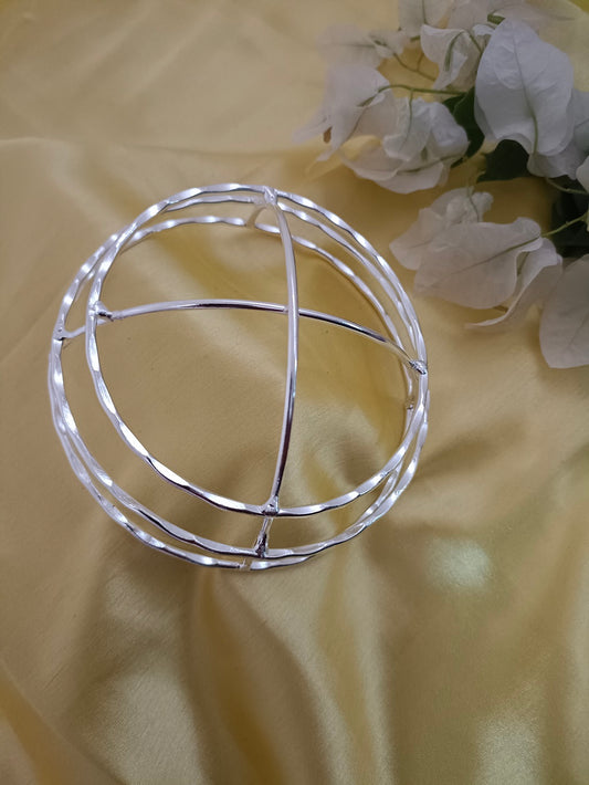 Sanjog Metal Hair Barrette With Tulip Stick Bun Holder Hair Slide Clip Hair Bun Cage