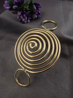 Sanjog Metal Hair Barrette With Tulip Stick Bun Holder Hair Slide Clip Hair Bun Cage