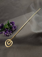 Sanjog Metal Hair Barrette With Tulip Stick Bun Holder Hair Slide Clip Hair Bun Cage