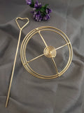 Sanjog Metal Hair Barrette With Tulip Stick Bun Holder Hair Slide Clip Hair Bun Cage