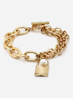 Gold-Plated Charm Bracelet