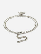 Butterfly Charm Bracelet Elegant Silver Chain with Sparkling Butterfly Pendant