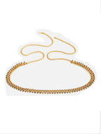 Gold-Toned Kundan Studded & Beaded Traditional Kamarbandh