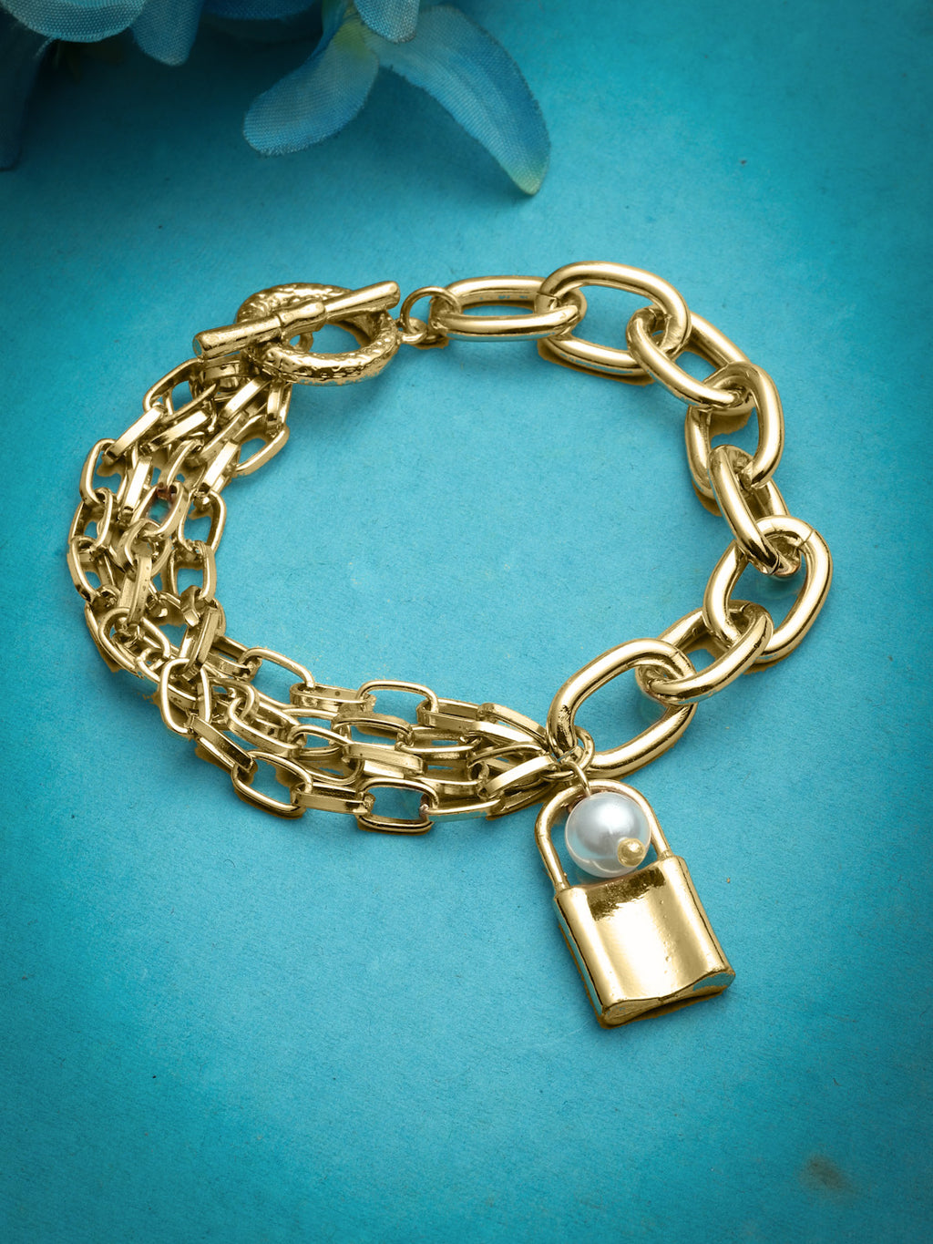 Gold-Plated Charm Bracelet