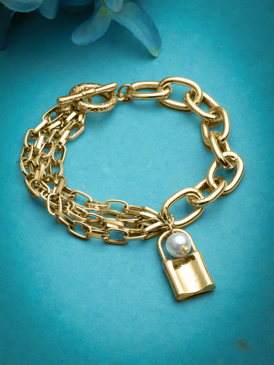 Gold-Plated Charm Bracelet