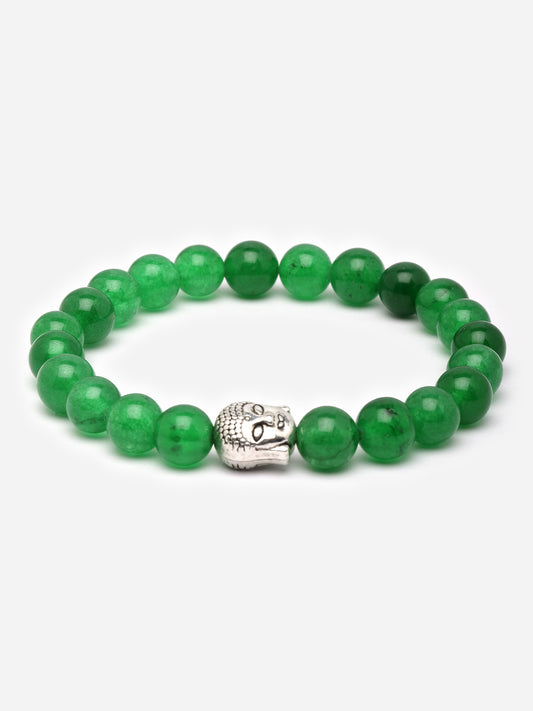 Energy Adventurine Divine Healing Power Reiki Buddha Beaded Pearls Bracelet