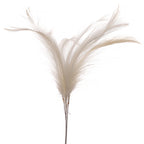 Men Off White Feather For Kalangi Brooch For Safa Turban Groom Wedding