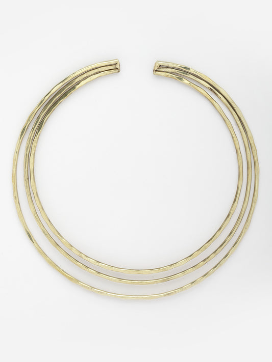 Gold-Plated Choker Necklace