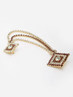 Unisex Stones-Studded Statement Brooch