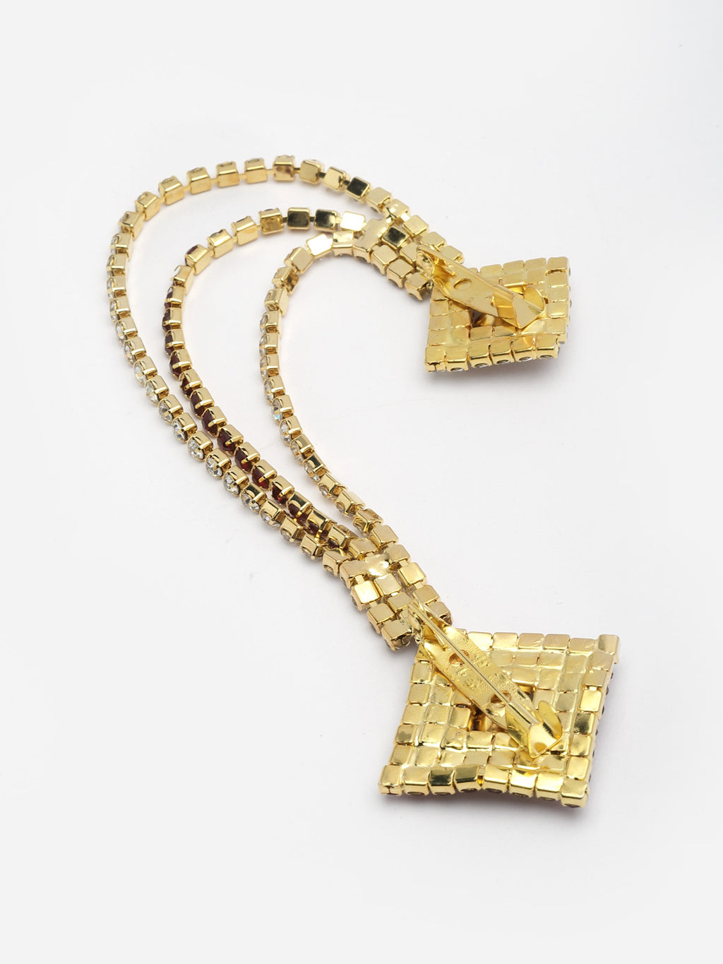 Unisex Stones-Studded Statement Brooch