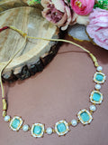 Gold-Plated Kundan Studded Statement Choker Necklace