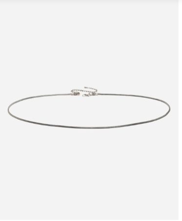 Silver-Plated German Silver Oxidised Kamarbandh Oxidized Waist Chain