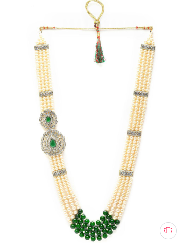 Men Brass Gold-Plated Layered Necklace